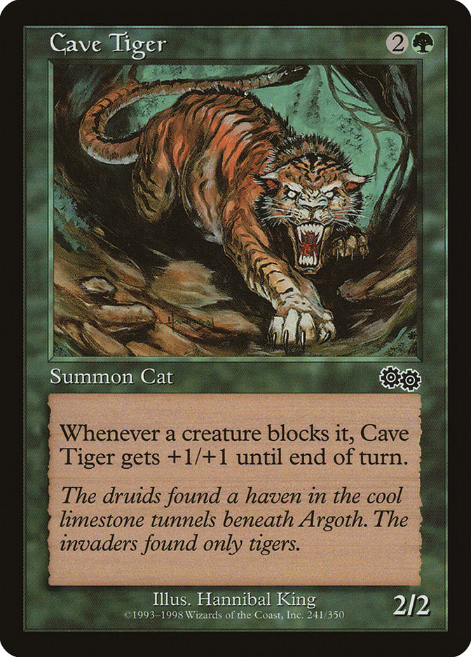 Cave Tiger [Urza's Saga] | Impulse Games and Hobbies