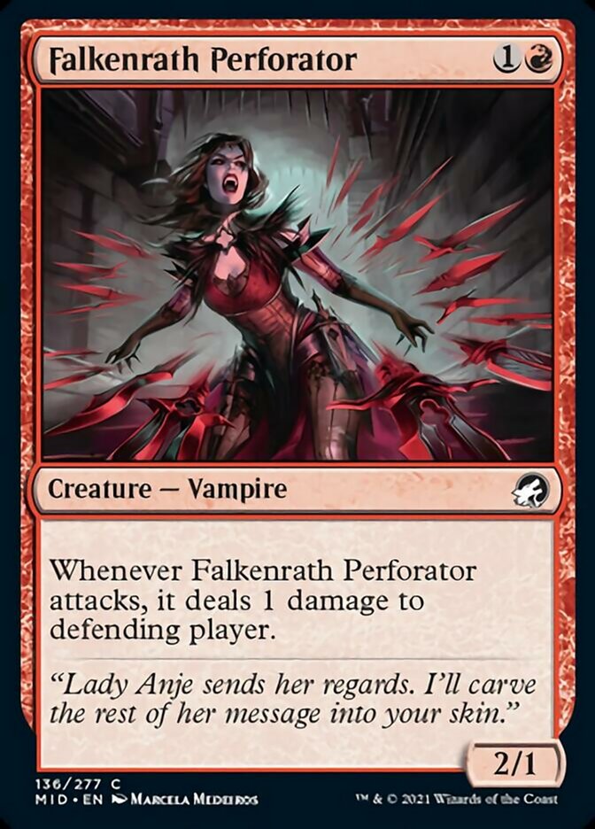 Falkenrath Perforator [Innistrad: Midnight Hunt] | Impulse Games and Hobbies