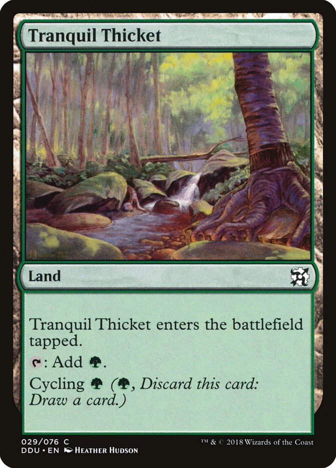 Tranquil Thicket [Duel Decks: Elves vs. Inventors] | Impulse Games and Hobbies