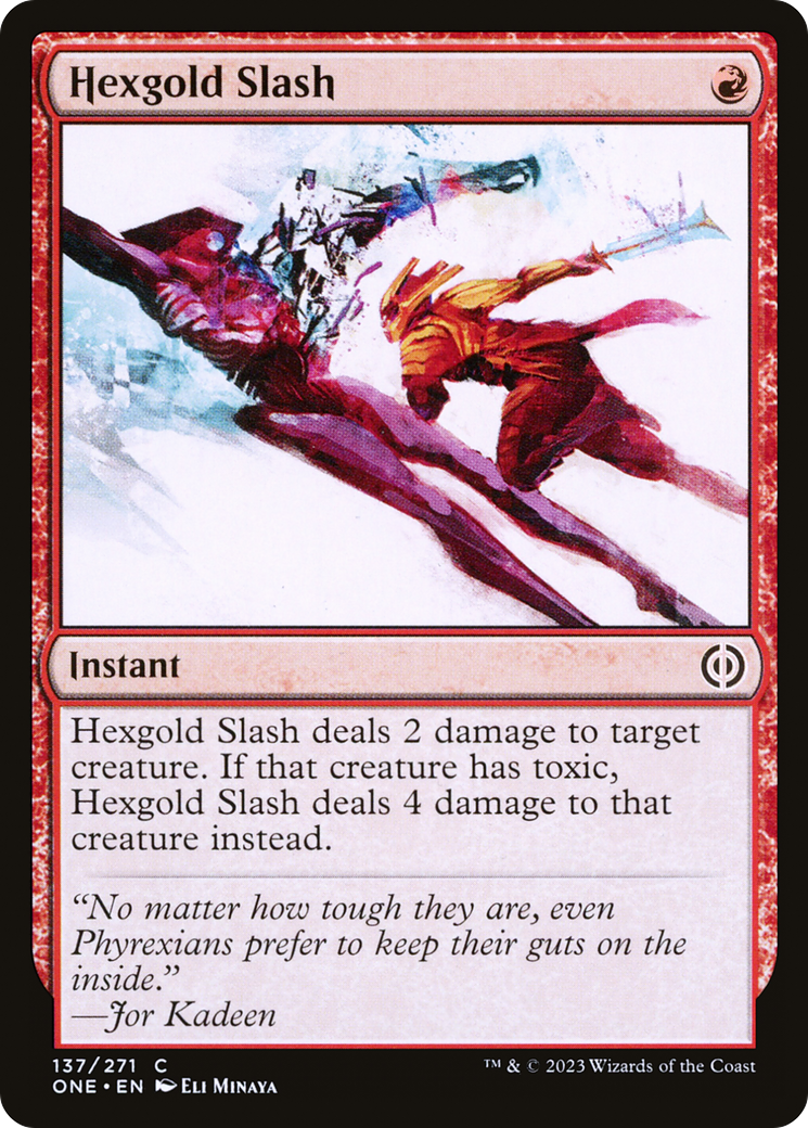 Hexgold Slash [Phyrexia: All Will Be One] | Impulse Games and Hobbies