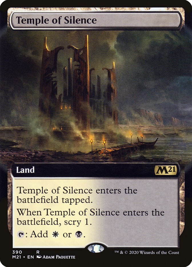 Temple of Silence (Extended Art) [Core Set 2021] | Impulse Games and Hobbies