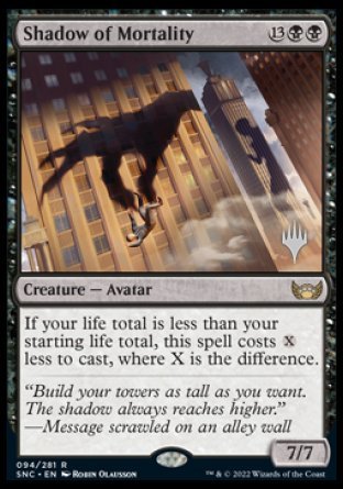 Shadow of Mortality (Promo Pack) [Streets of New Capenna Promos] | Impulse Games and Hobbies