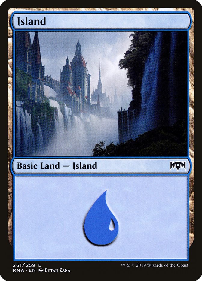 Island (261) [Ravnica Allegiance] | Impulse Games and Hobbies