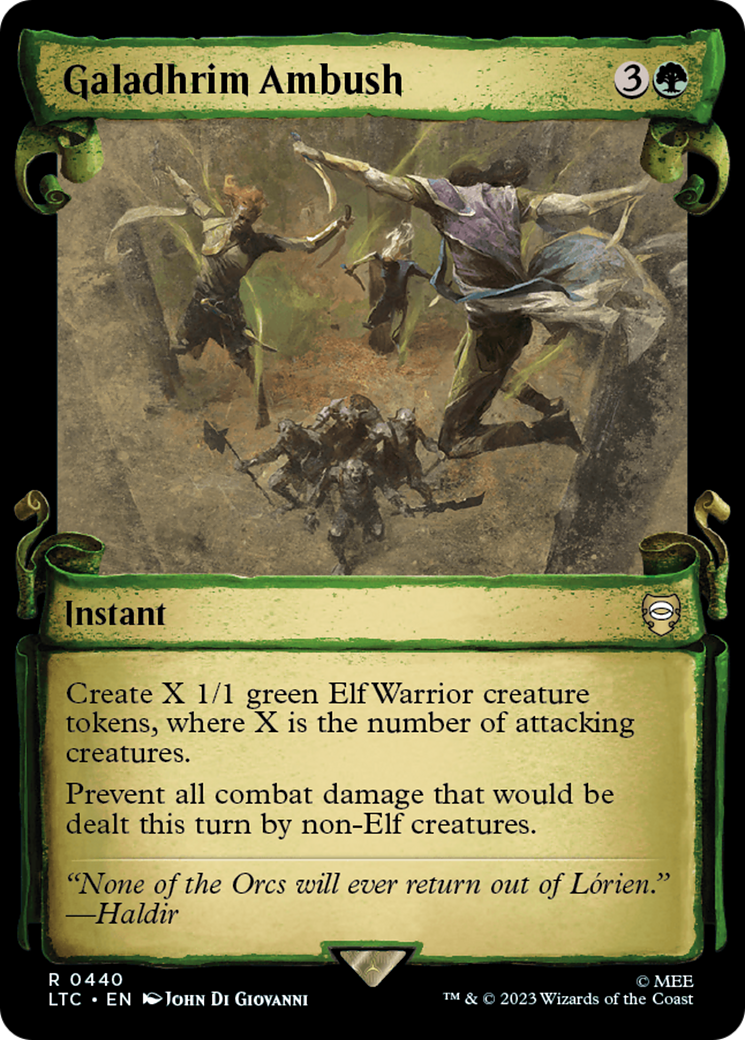 Galadhrim Ambush [The Lord of the Rings: Tales of Middle-Earth Commander Showcase Scrolls] | Impulse Games and Hobbies