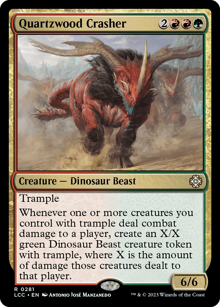 Quartzwood Crasher [The Lost Caverns of Ixalan Commander] | Impulse Games and Hobbies