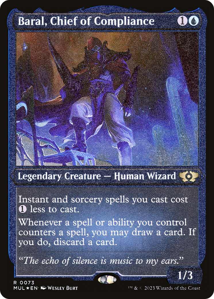 Baral, Chief of Compliance (Foil Etched) [Multiverse Legends] | Impulse Games and Hobbies