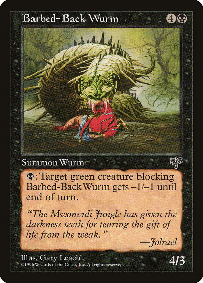 Barbed-Back Wurm [Mirage] | Impulse Games and Hobbies