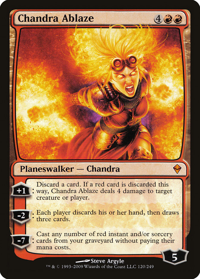 Chandra Ablaze [Zendikar] | Impulse Games and Hobbies