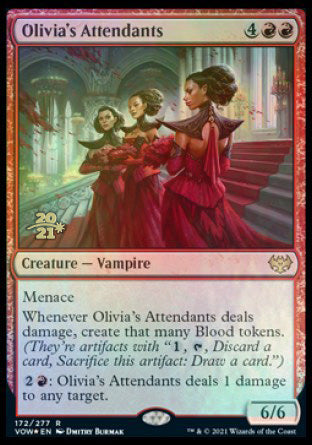 Olivia's Attendants [Innistrad: Crimson Vow Prerelease Promos] | Impulse Games and Hobbies