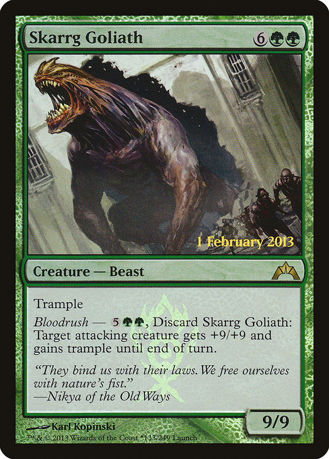 Skarrg Goliath (Launch) [Gatecrash Prerelease Promos] | Impulse Games and Hobbies