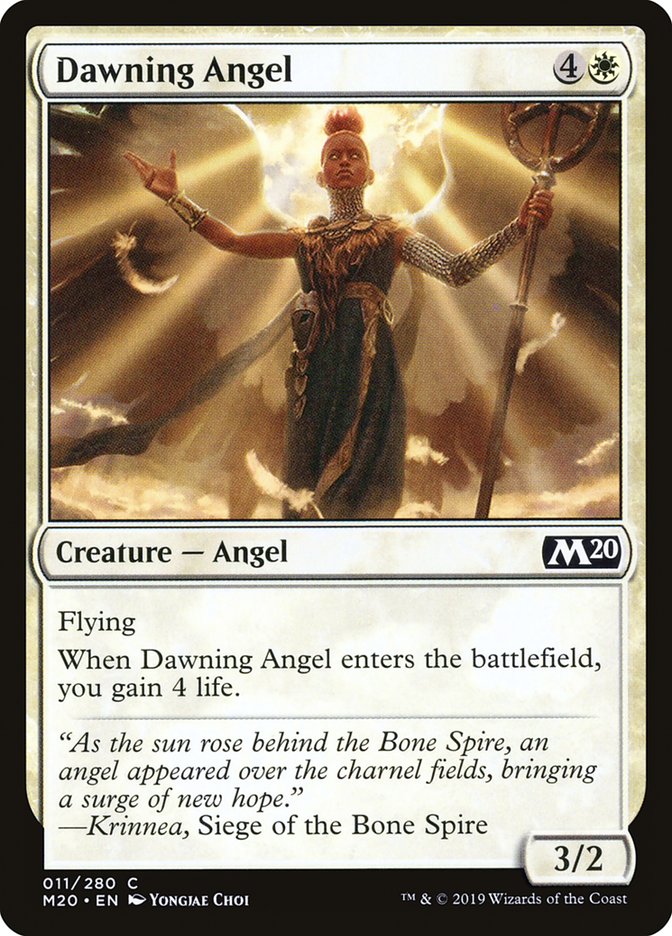 Dawning Angel [Core Set 2020] | Impulse Games and Hobbies