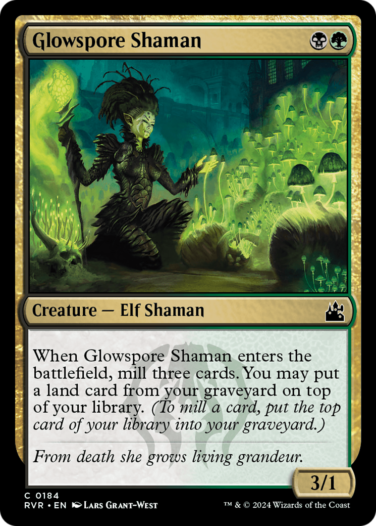 Glowspore Shaman [Ravnica Remastered] | Impulse Games and Hobbies