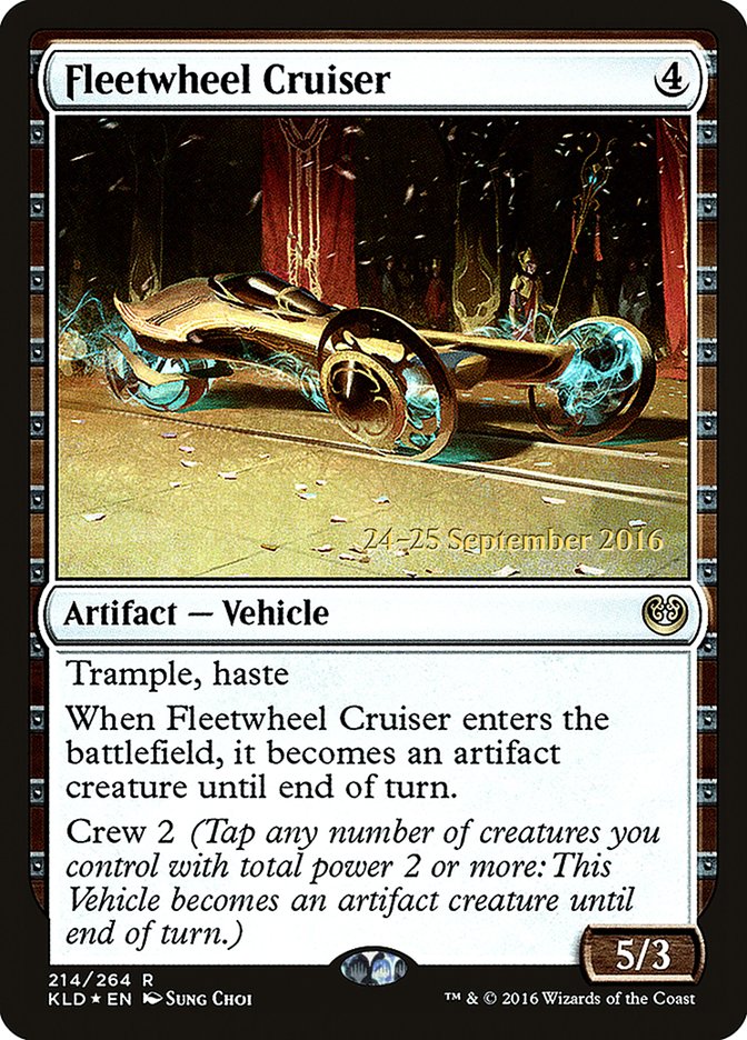 Fleetwheel Cruiser [Kaladesh Prerelease Promos] | Impulse Games and Hobbies