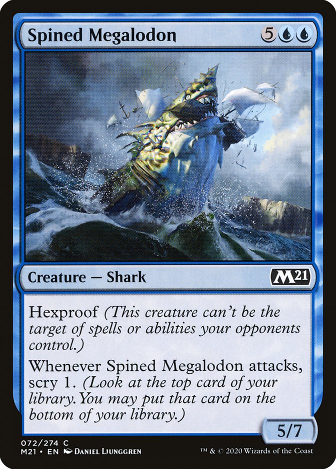 Spined Megalodon [Core Set 2021] | Impulse Games and Hobbies