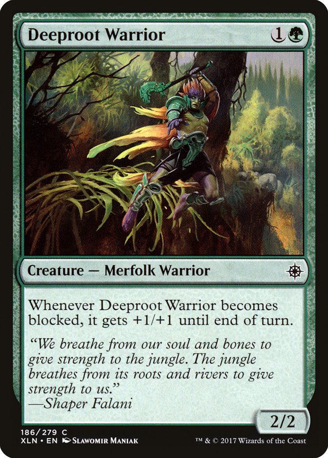 Deeproot Warrior [Ixalan] | Impulse Games and Hobbies