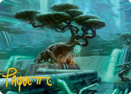 Forest Art Card (Gold-Stamped Signature) [Kamigawa: Neon Dynasty Art Series] | Impulse Games and Hobbies
