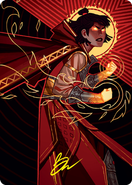 Infuriate Art Card (Gold-Stamped Signature) [Strixhaven: School of Mages Art Series] | Impulse Games and Hobbies