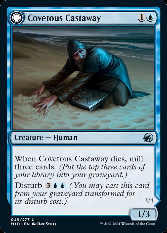 Covetous Castaway // Ghostly Castigator [Innistrad: Midnight Hunt] | Impulse Games and Hobbies