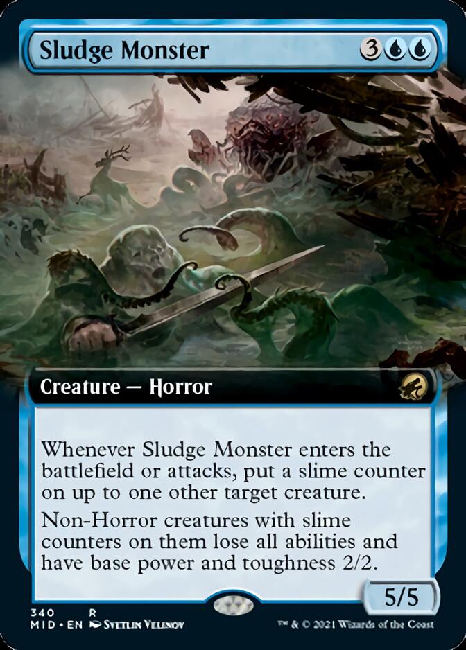 Sludge Monster (Extended) [Innistrad: Midnight Hunt] | Impulse Games and Hobbies