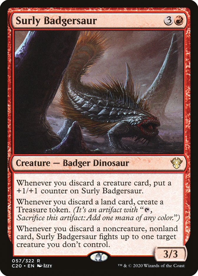 Surly Badgersaur [Commander 2020] | Impulse Games and Hobbies