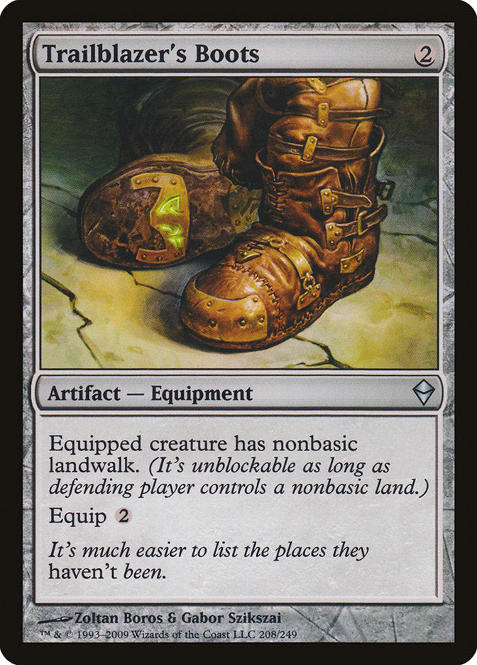 Trailblazer's Boots [Zendikar] | Impulse Games and Hobbies