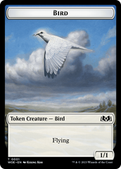 Bird // Food (0010) Double-Sided Token [Wilds of Eldraine Tokens] | Impulse Games and Hobbies