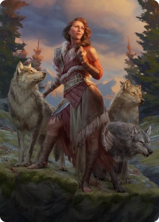 Arlinn, the Pack's Hope 1 Art Card [Innistrad: Midnight Hunt Art Series] | Impulse Games and Hobbies