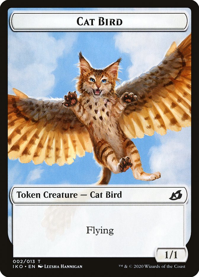 Cat Bird Token [Ikoria: Lair of Behemoths Tokens] | Impulse Games and Hobbies