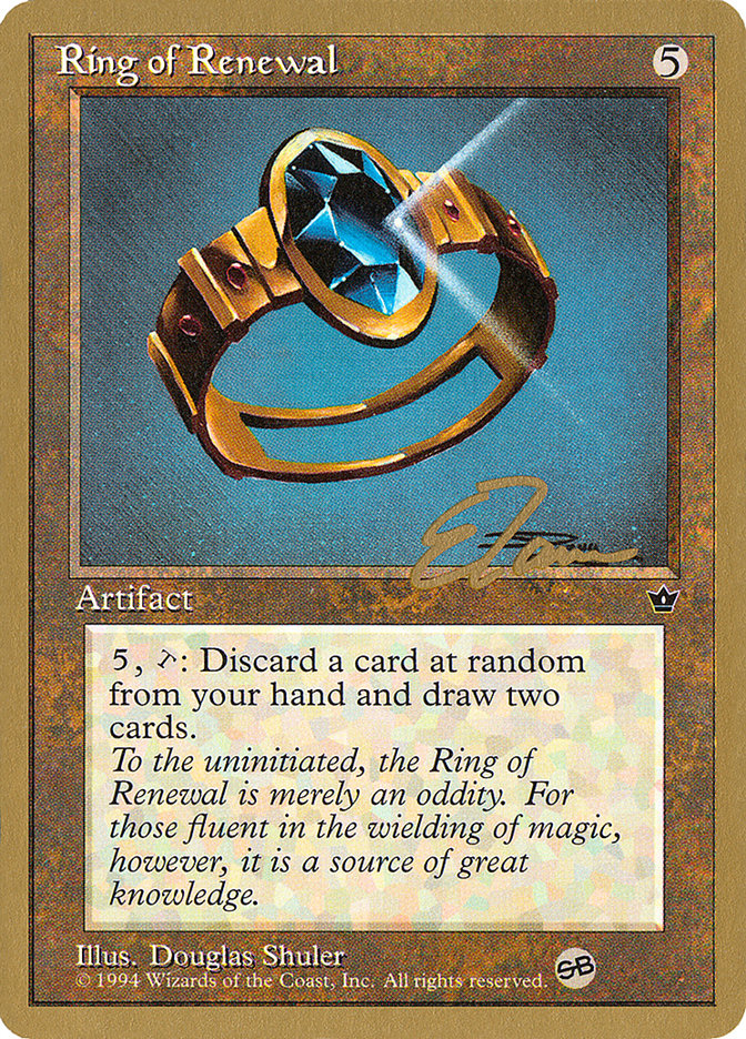 Ring of Renewal (Eric Tam) (SB) [Pro Tour Collector Set] | Impulse Games and Hobbies