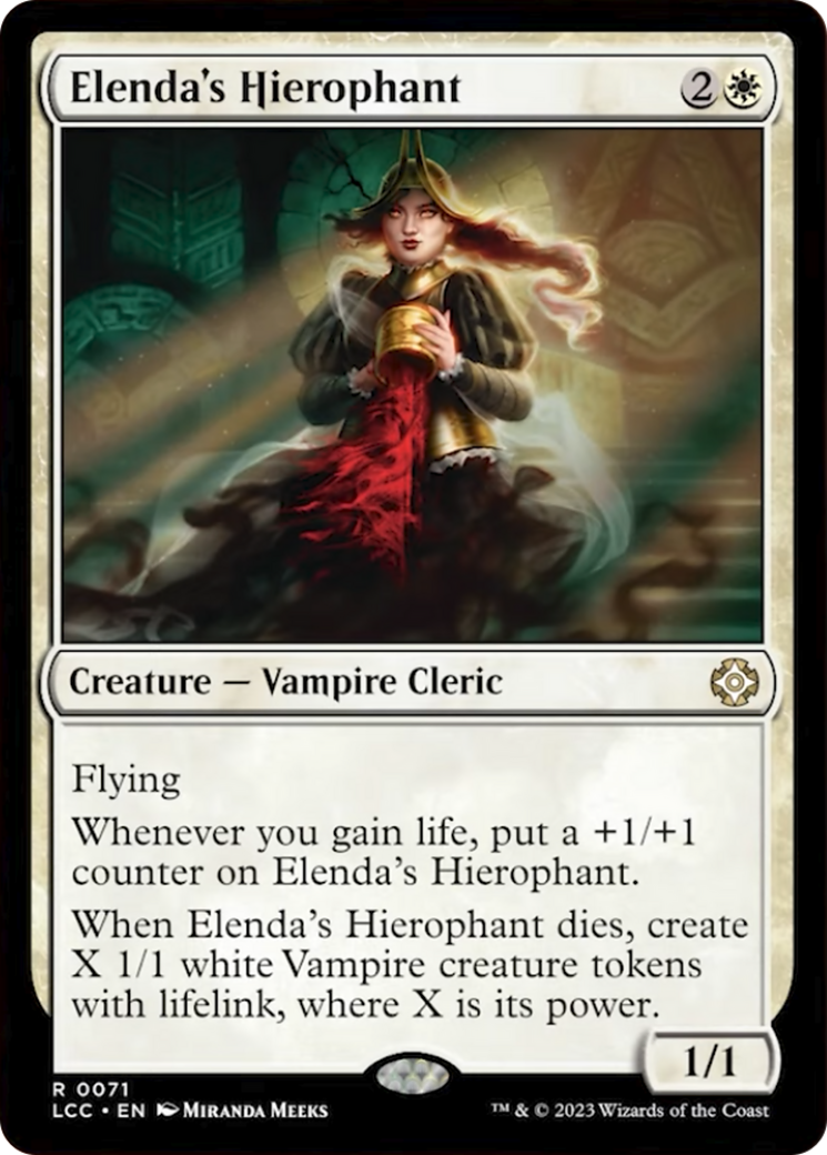 Elenda's Hierophant [The Lost Caverns of Ixalan Commander] | Impulse Games and Hobbies