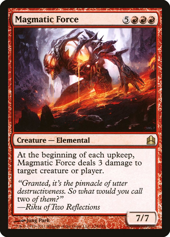 Magmatic Force [Commander 2011] | Impulse Games and Hobbies