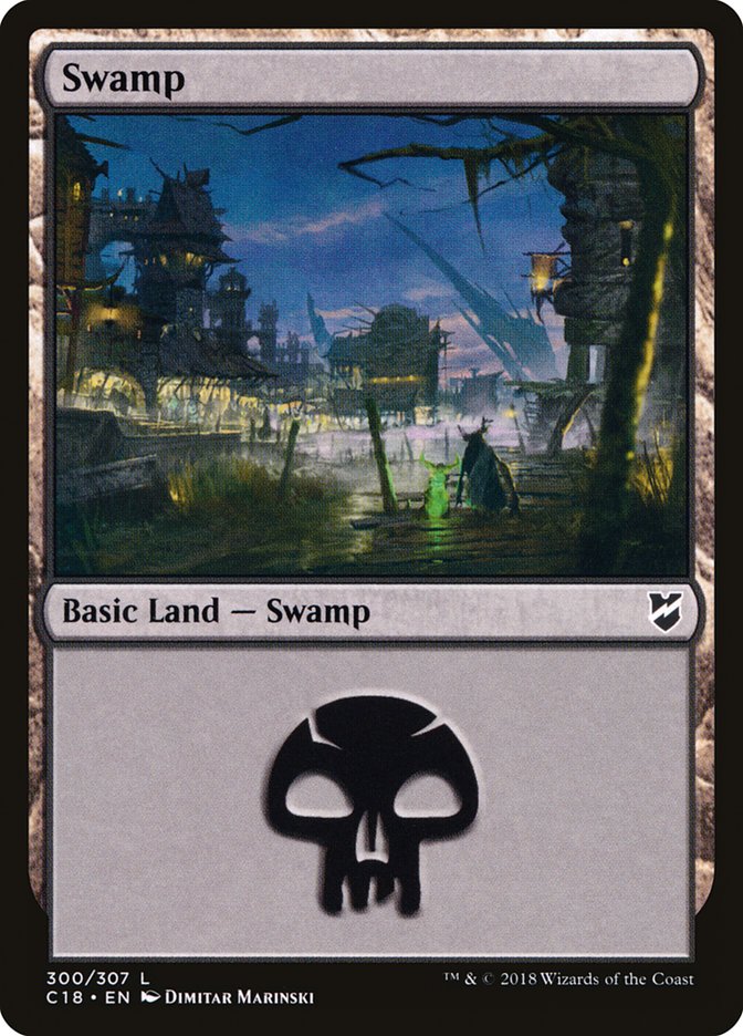 Swamp (300) [Commander 2018] | Impulse Games and Hobbies