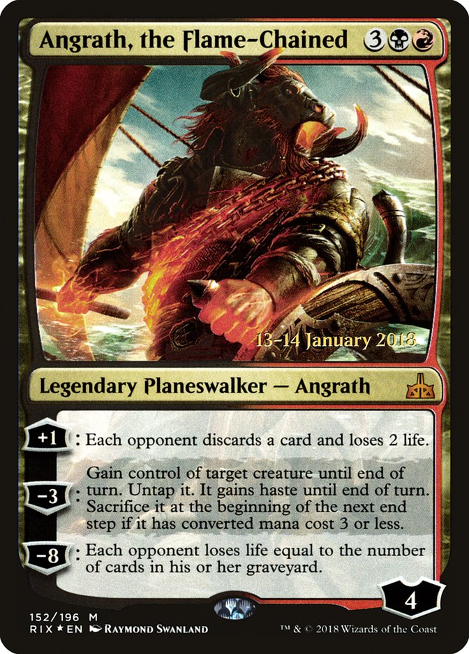 Angrath, the Flame-Chained [Rivals of Ixalan Prerelease Promos] | Impulse Games and Hobbies