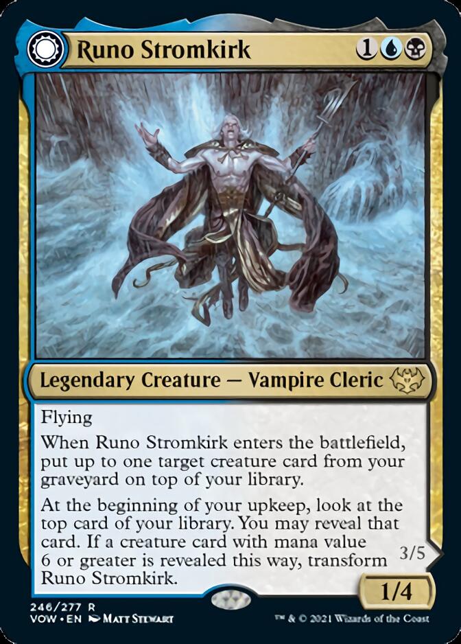 Runo Stromkirk // Krothuss, Lord of the Deep [Innistrad: Crimson Vow] | Impulse Games and Hobbies