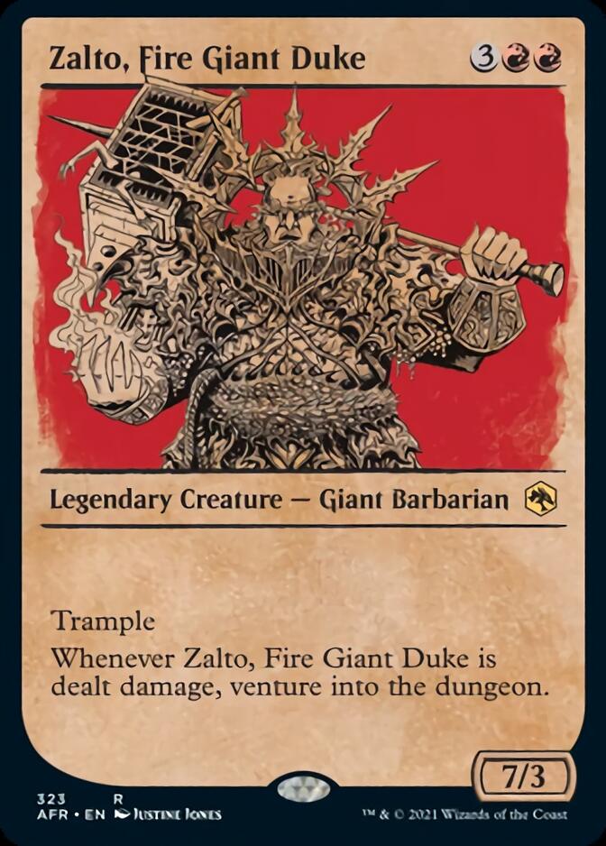 Zalto, Fire Giant Duke (Showcase) [Dungeons & Dragons: Adventures in the Forgotten Realms] | Impulse Games and Hobbies