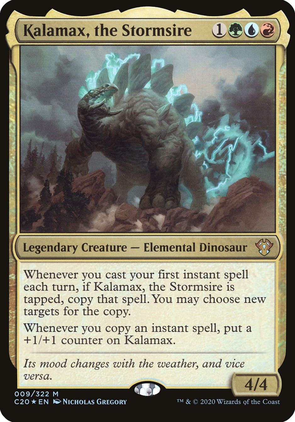 Kalamax, the Stormsire (Oversized) [Commander 2020 Oversized] | Impulse Games and Hobbies