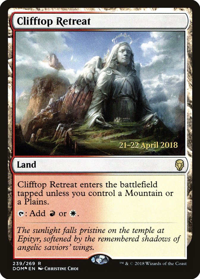 Clifftop Retreat [Dominaria Prerelease Promos] | Impulse Games and Hobbies