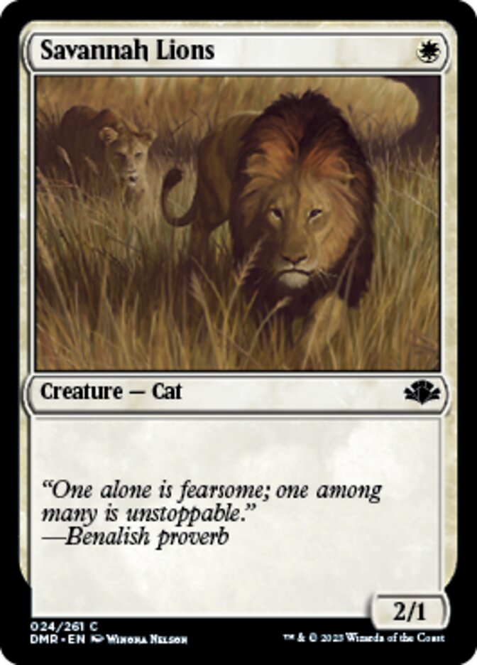 Savannah Lions [Dominaria Remastered] | Impulse Games and Hobbies