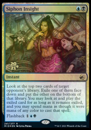 Siphon Insight [Innistrad: Midnight Hunt Prerelease Promos] | Impulse Games and Hobbies