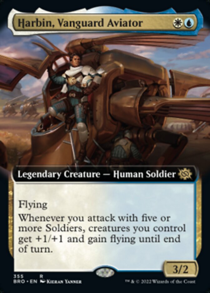 Harbin, Vanguard Aviator (Extended Art) [The Brothers' War] | Impulse Games and Hobbies