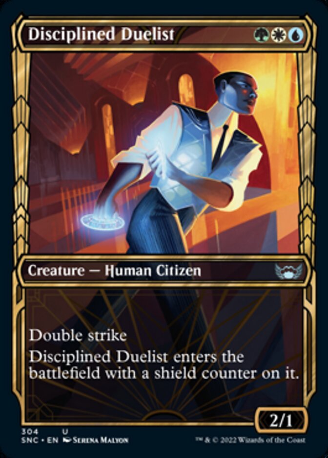 Disciplined Duelist (Showcase Golden Age) [Streets of New Capenna] | Impulse Games and Hobbies