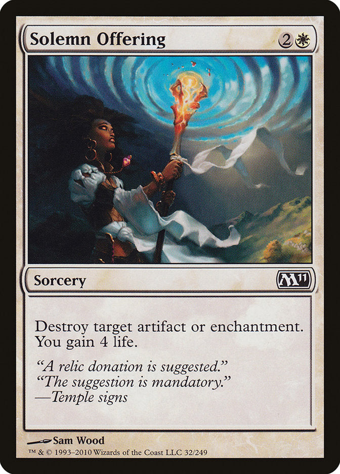 Solemn Offering [Magic 2011] | Impulse Games and Hobbies