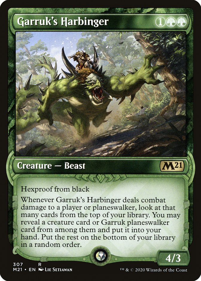 Garruk's Harbinger (Showcase) [Core Set 2021] | Impulse Games and Hobbies