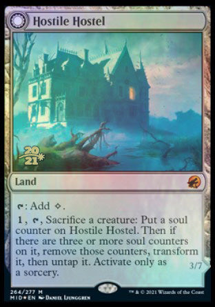 Hostile Hostel // Creeping Inn [Innistrad: Midnight Hunt Prerelease Promos] | Impulse Games and Hobbies