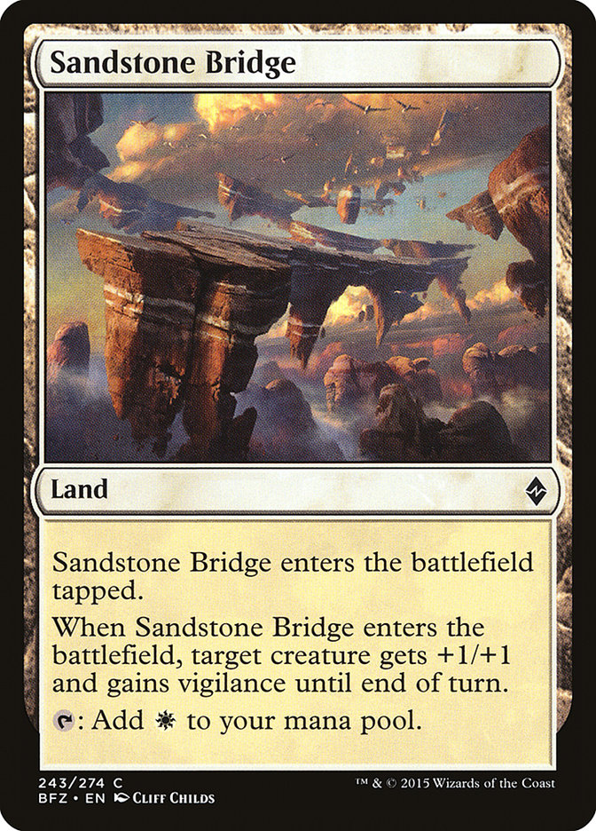 Sandstone Bridge [Battle for Zendikar] | Impulse Games and Hobbies