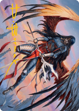 Liesa, Forgotten Archangel Art Card (Gold-Stamped Signature) [Innistrad: Midnight Hunt Art Series] | Impulse Games and Hobbies