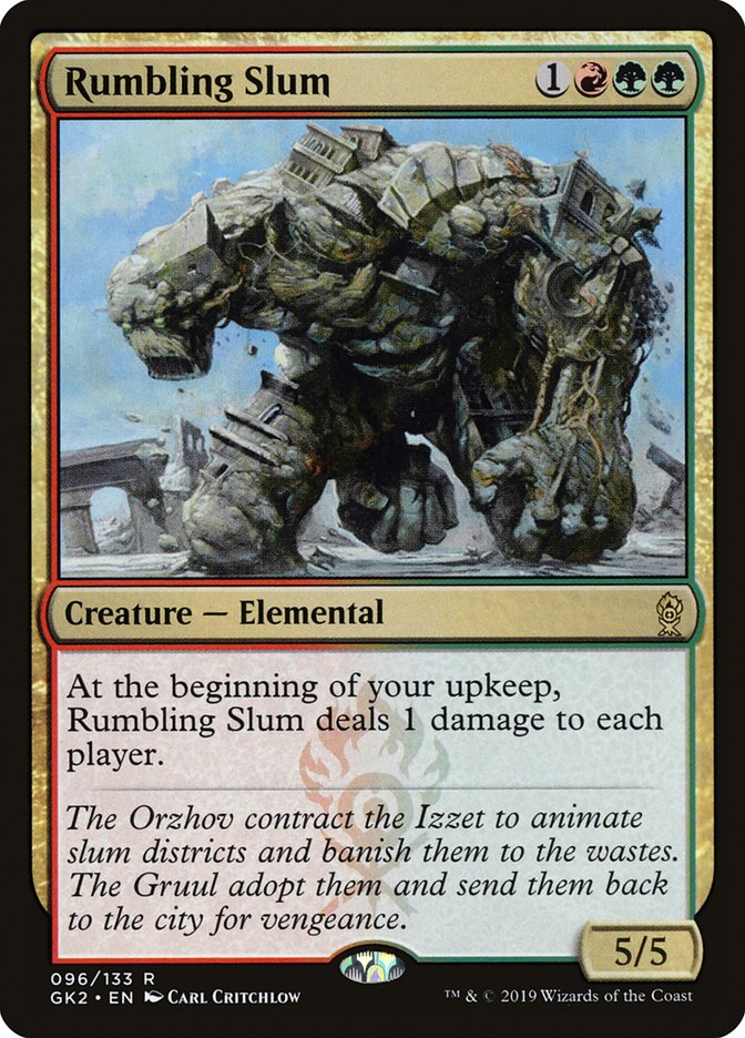 Rumbling Slum [Ravnica Allegiance Guild Kit] | Impulse Games and Hobbies