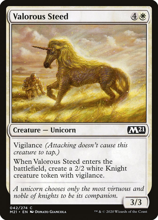Valorous Steed [Core Set 2021] | Impulse Games and Hobbies