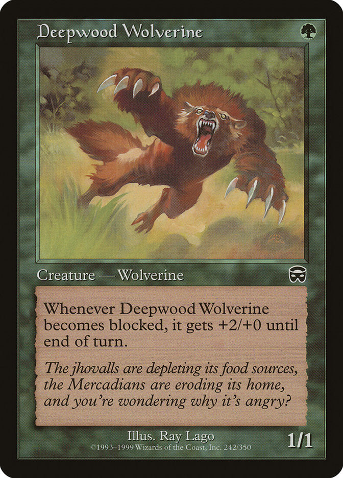 Deepwood Wolverine [Mercadian Masques] | Impulse Games and Hobbies