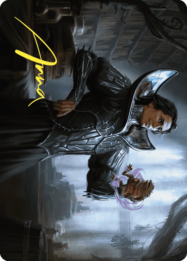 Spiteful Hexmage Art Card (Gold-Stamped Signature) [Wilds of Eldraine Art Series] | Impulse Games and Hobbies